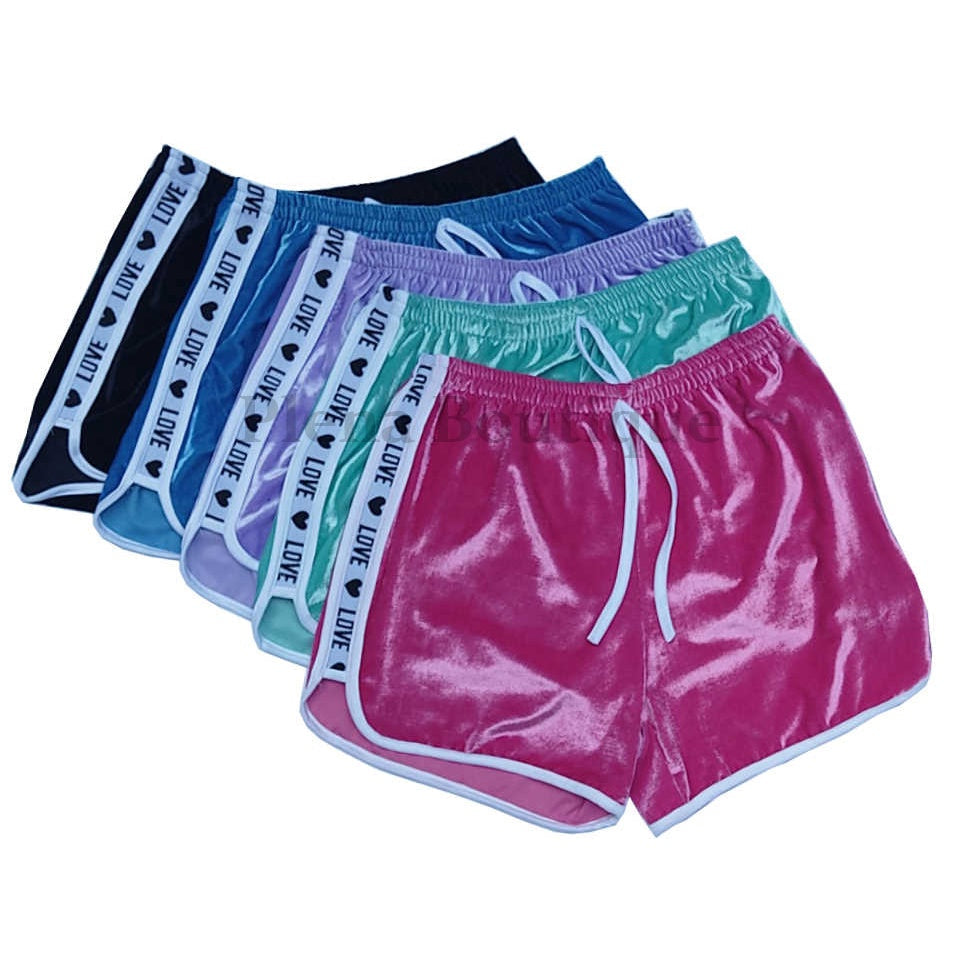 KIT 5 VELVET SHORTS