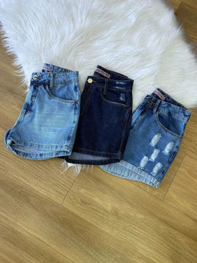 Women's 3-pack denim shorts kit