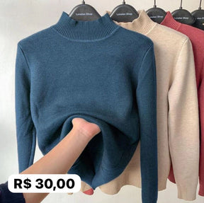 Plush Long Sleeve Blouse