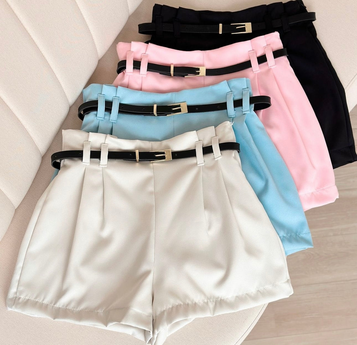 Tailored Shorts + Belt