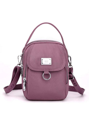 Women's Small Crossbody Three-Layer Cell Phone Bag