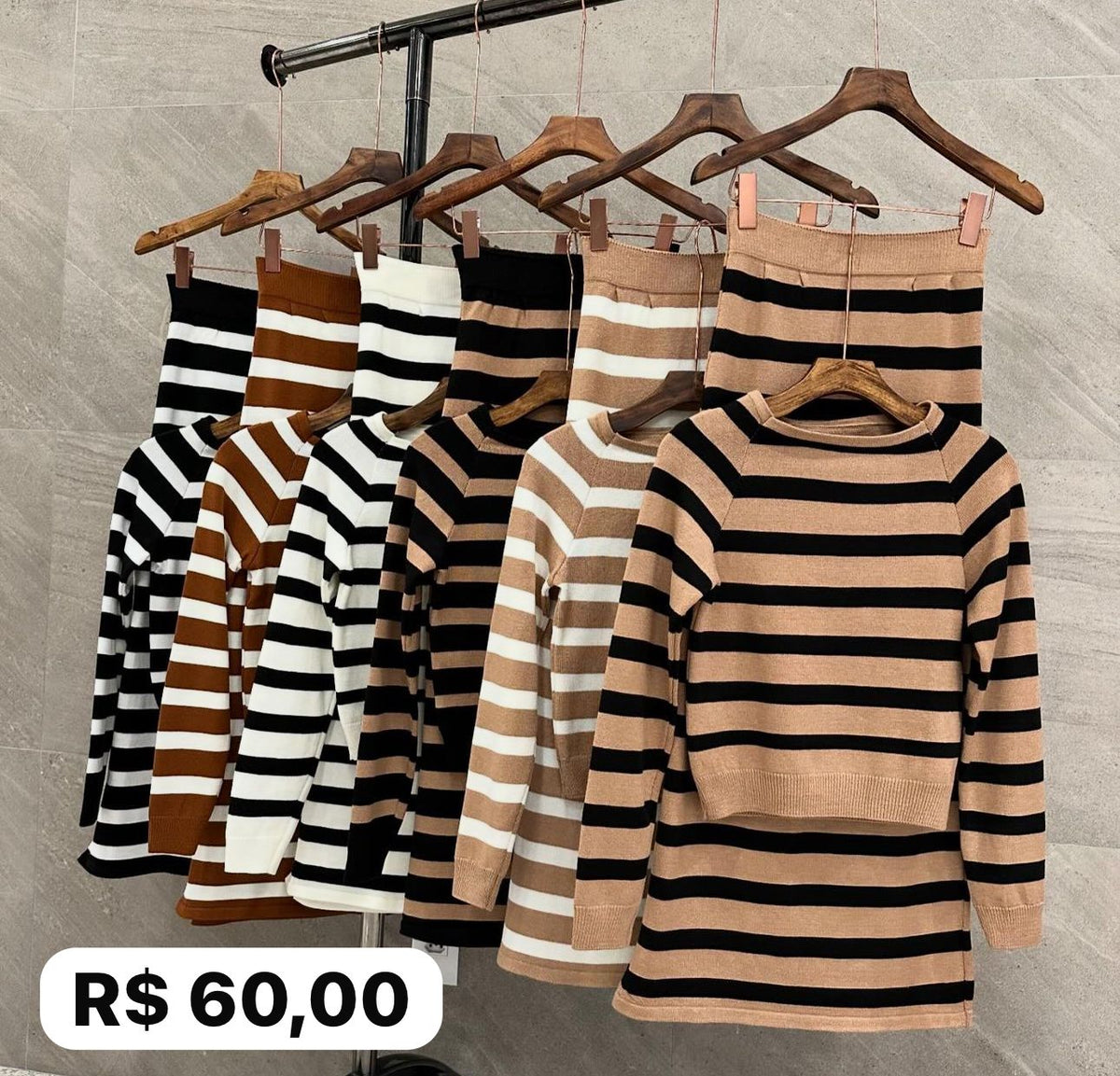 Modal Striped Set 