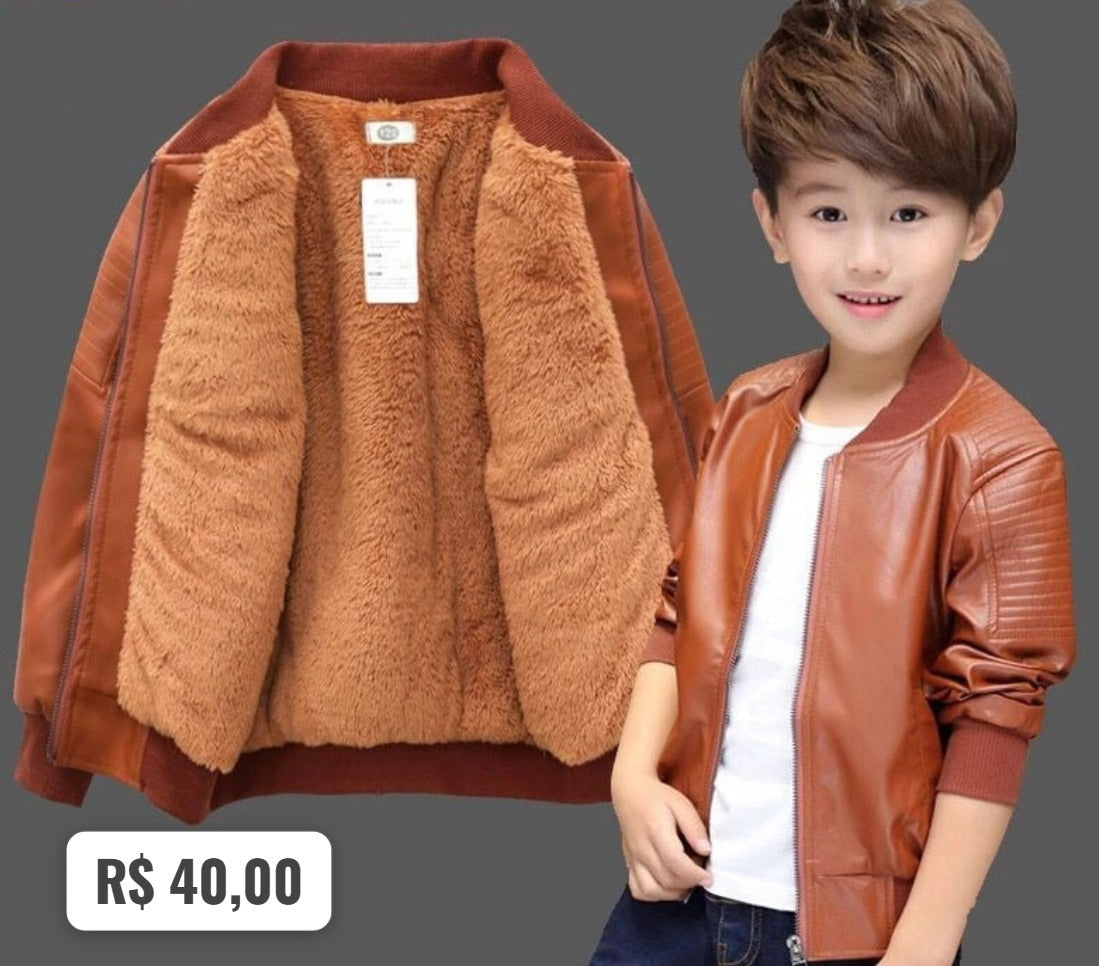 CHILDREN'S LEATHER JACKET