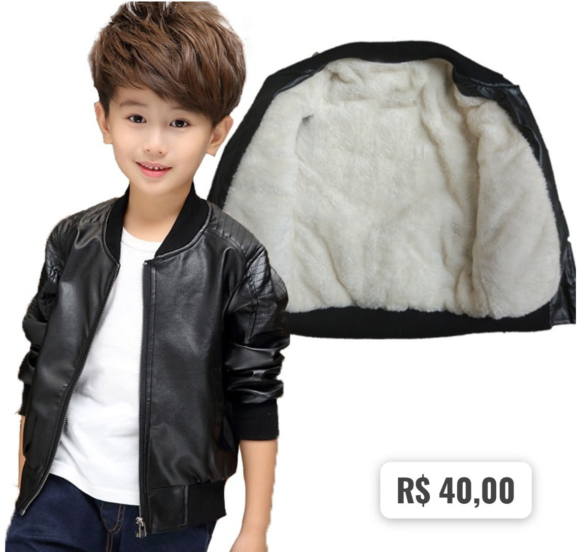 CHILDREN'S LEATHER JACKET