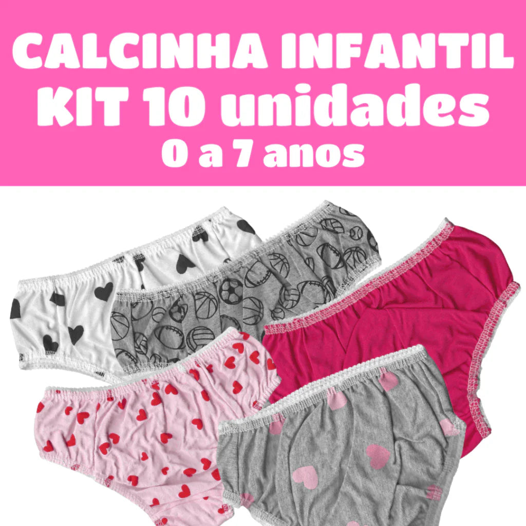 Children's Panties Kit 10 units