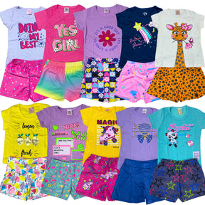 Kit 10 pieces 5 Children's Clothing Set - ASSORTED